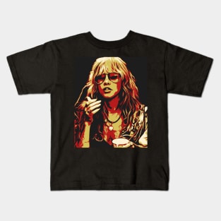 Stevie Nicks Colors Detail Kids T-Shirt